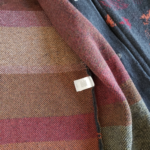 J Jill Madison Womens Cardigan Sweater Duster Knit Floral Boho Wool Alpaca Sz XS - Picture 11 of 12